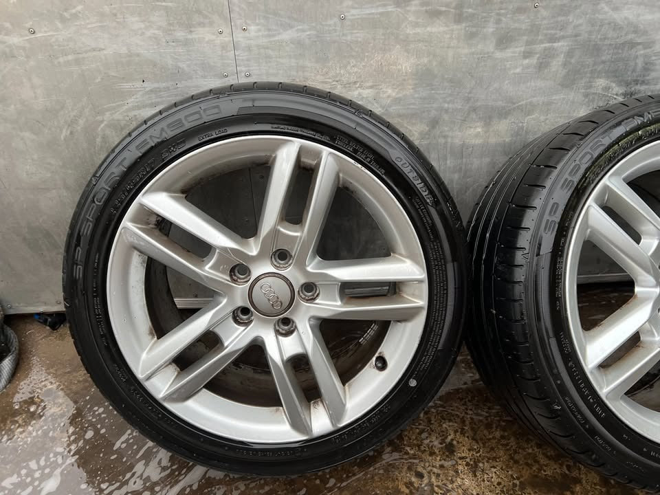 Audi 17" Alloy Wheels with Tyres
