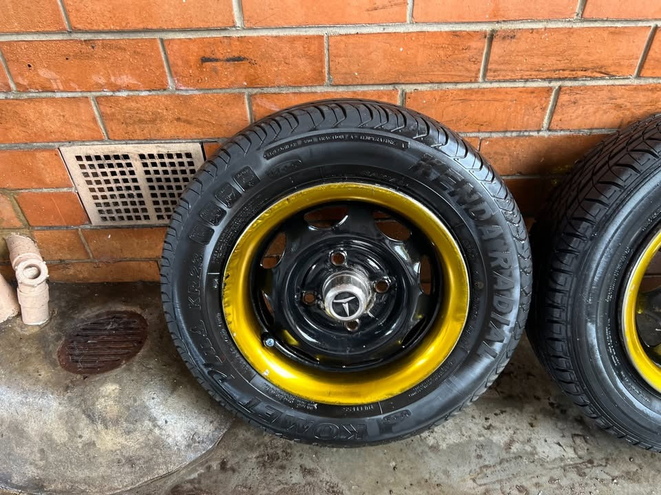 Toyota Corolla 4 Stud Wheels with Good Tyres
