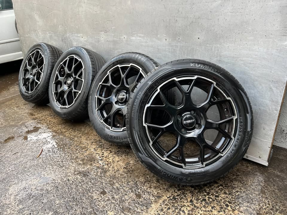 Speedy 16” Alloy Wheels with Good Tyres
