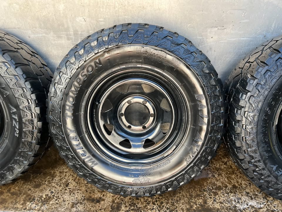 Mickey Thompson A/T 32” Tyres on 6 Stud Rims