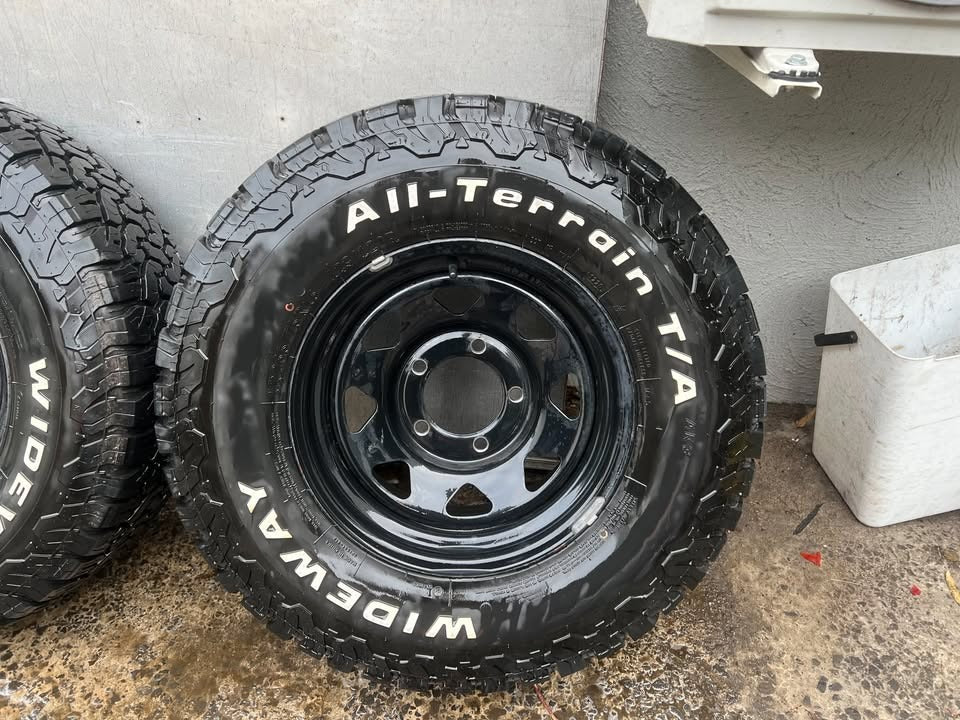 BF Goodrich A/T Tyres with 5 Stud Rims