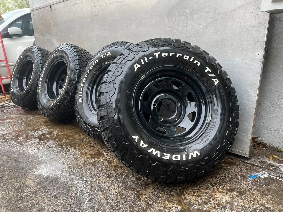 BF Goodrich A/T Tyres with 5 Stud Rims
