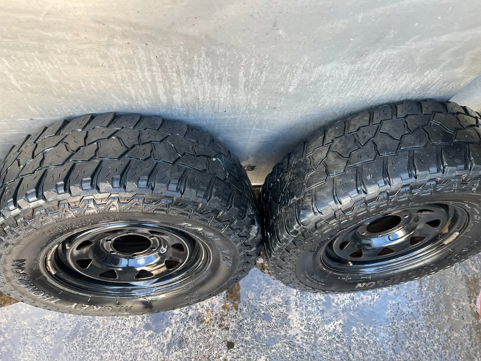 Mickey Thompson A/T 32” Tyres on 6 Stud Rims