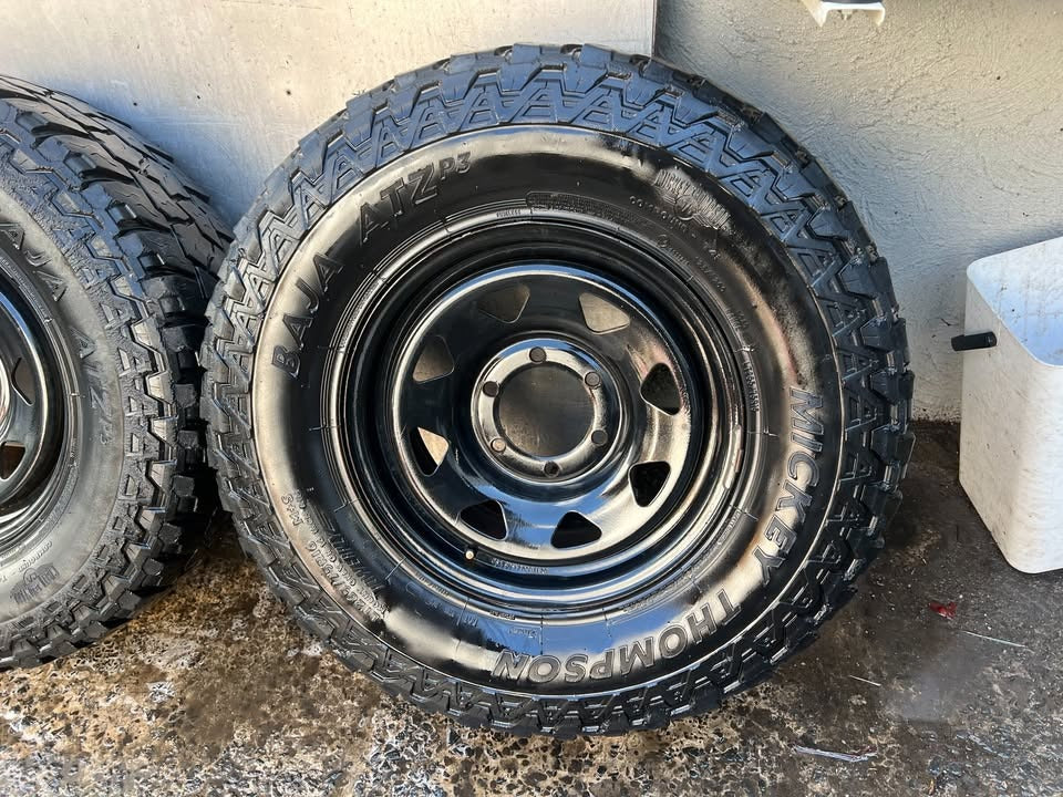 Mickey Thompson A/T 32” Tyres on 6 Stud Rims