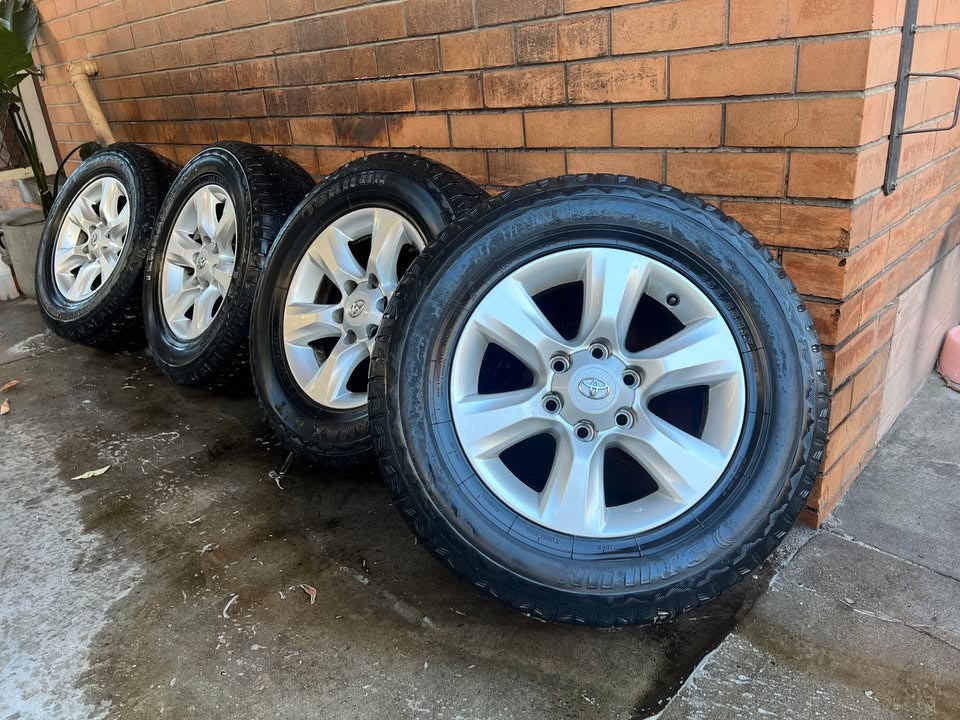 Toyota Prado 17” Alloy Wheels with A/T Tyres