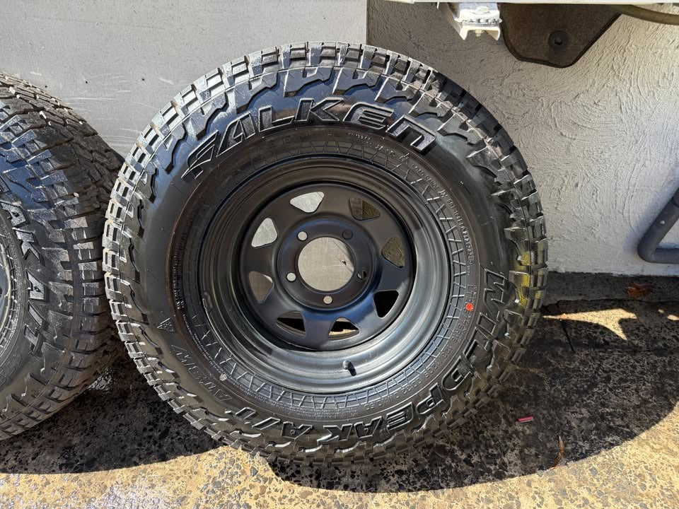 Falken Wildpeak A/T 32” Tyres on 5 Stud Rims