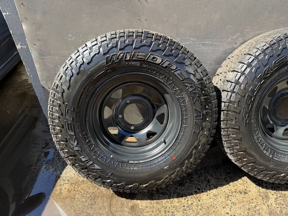 Falken Wildpeak A/T 32” Tyres on 5 Stud Rims