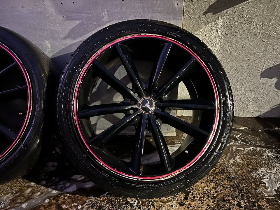 Ox Wheel Multi Fit 5 Stud 18” Alloy Wheels with Good Tyres