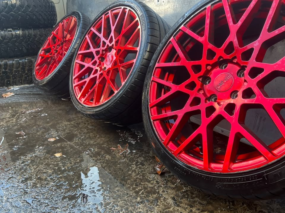 Rotiform 19” Staggered Alloy Wheels with Good Tyres