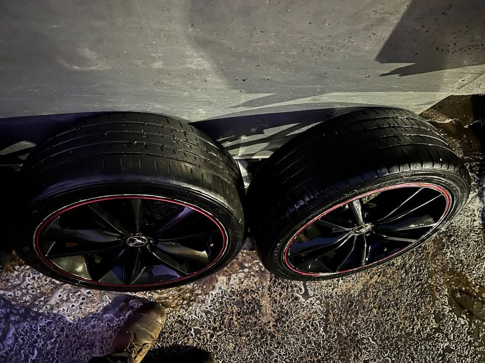 Ox Wheel Multi Fit 5 Stud 18” Alloy Wheels with Good Tyres