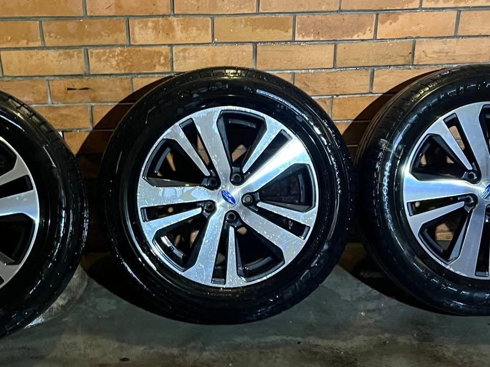 Subaru Forester 18" Alloy Wheels with Very Good Tyres