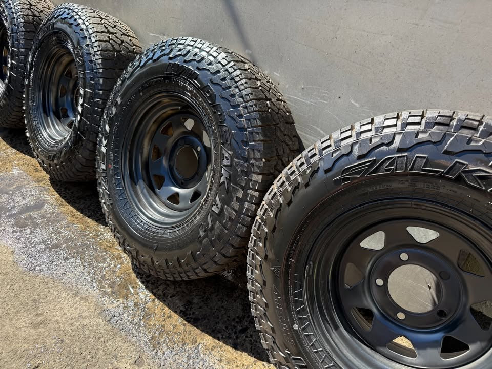 Falken Wildpeak A/T 32” Tyres on 5 Stud Rims