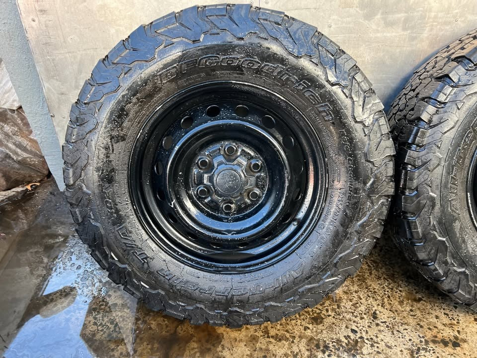 Ford Ranger 16" Steel Rims with BFG A/T Tyres