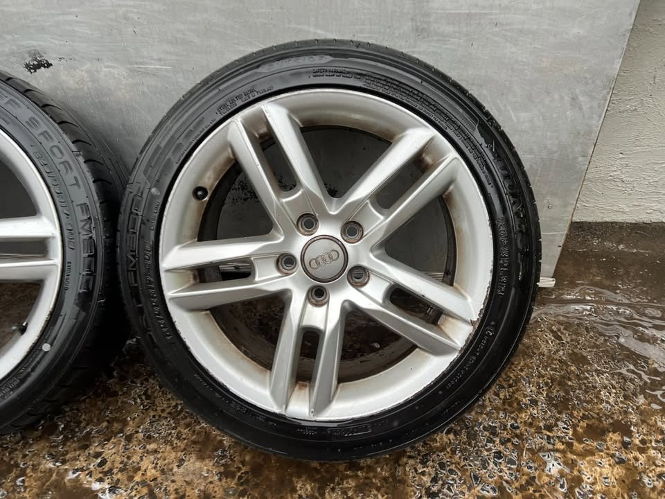 Audi 17" Alloy Wheels with Tyres