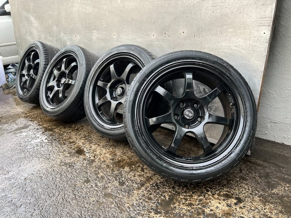 Ox Wheel Black 17" Alloy Wheels with Tyres