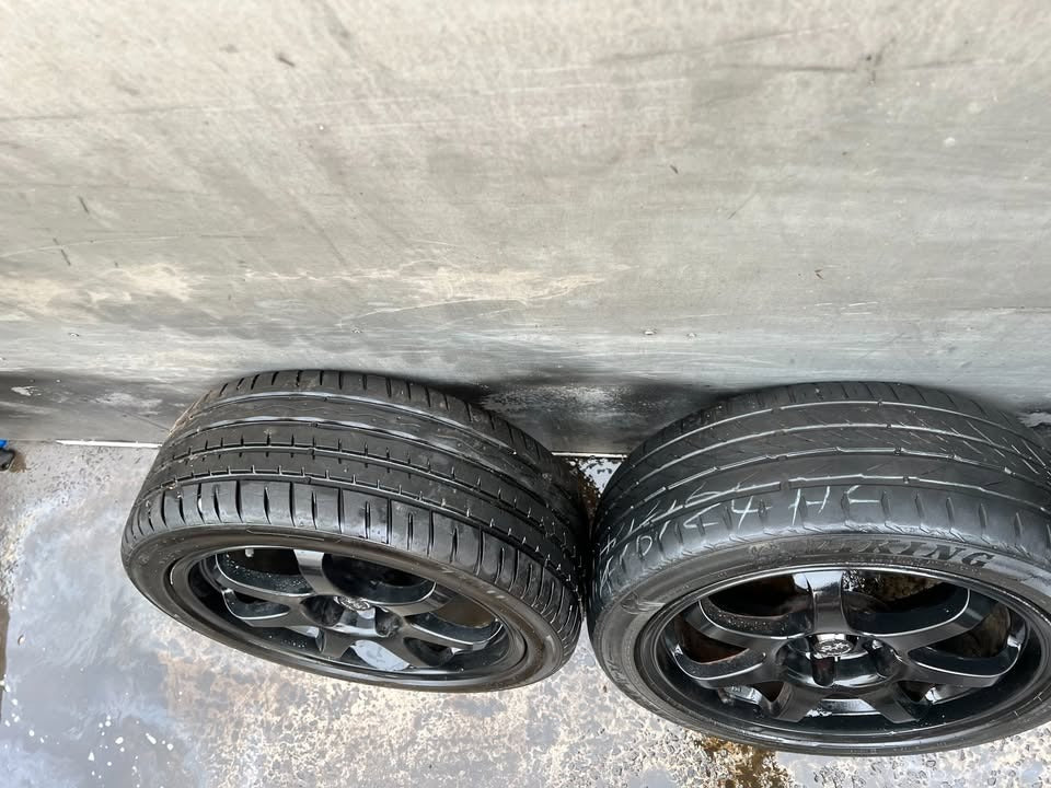 Ox Wheel Black 17" Alloy Wheels with Tyres
