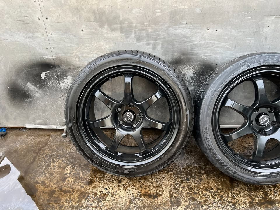Ox Wheel Black 17" Alloy Wheels with Tyres