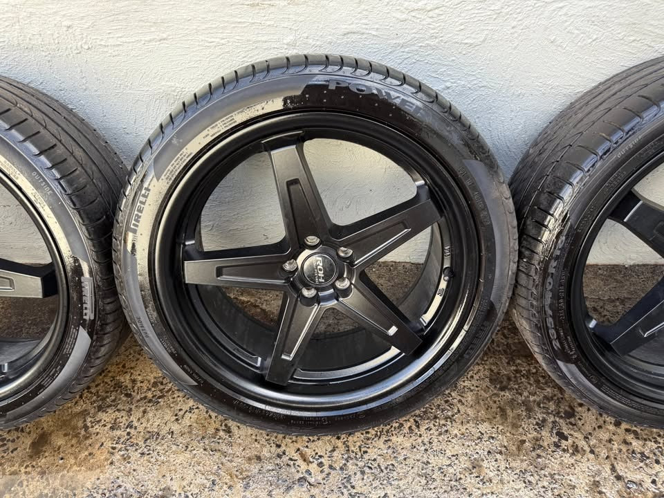 ROH Flow Forged Black 18” Alloy Wheels with Pirelli Tyres *Delivery*
