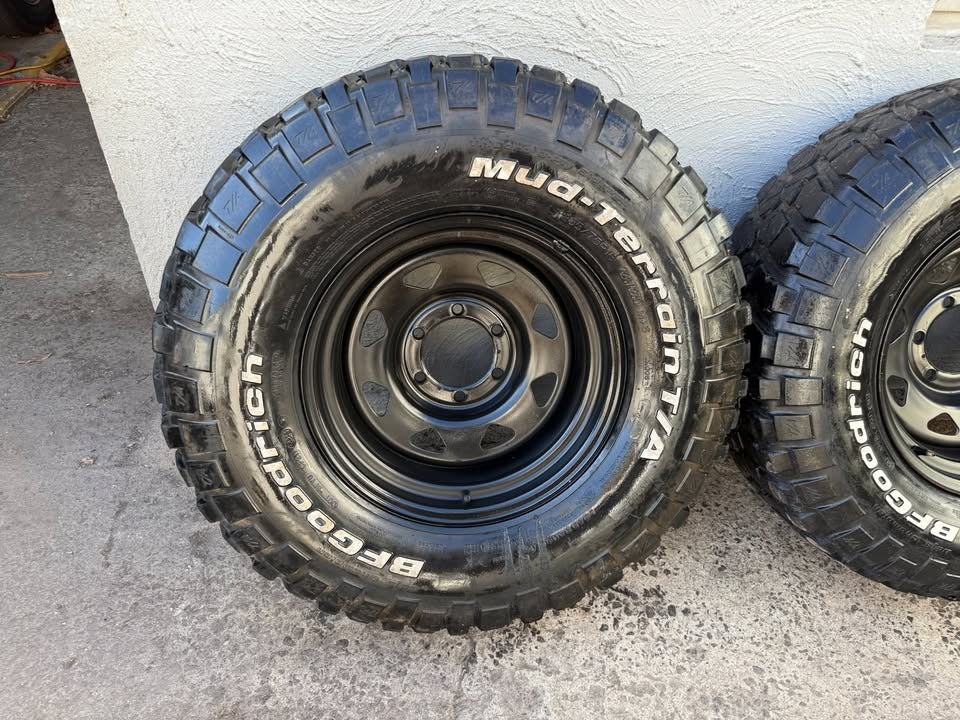 BF Goodrich M/T Tyres on 6 Stud Rims