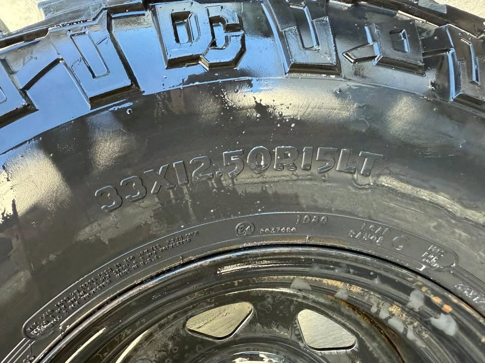 Dick Cepek Extreme Country 33" M/T Tyres on 6 Stud Rims