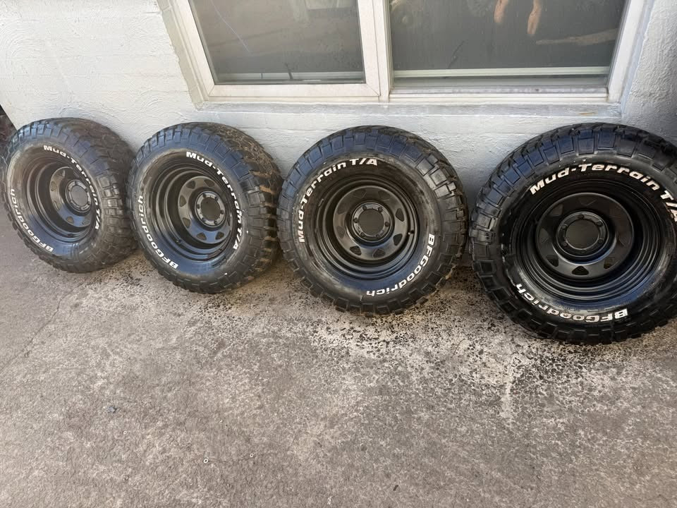 BF Goodrich M/T Tyres on 6 Stud Rims