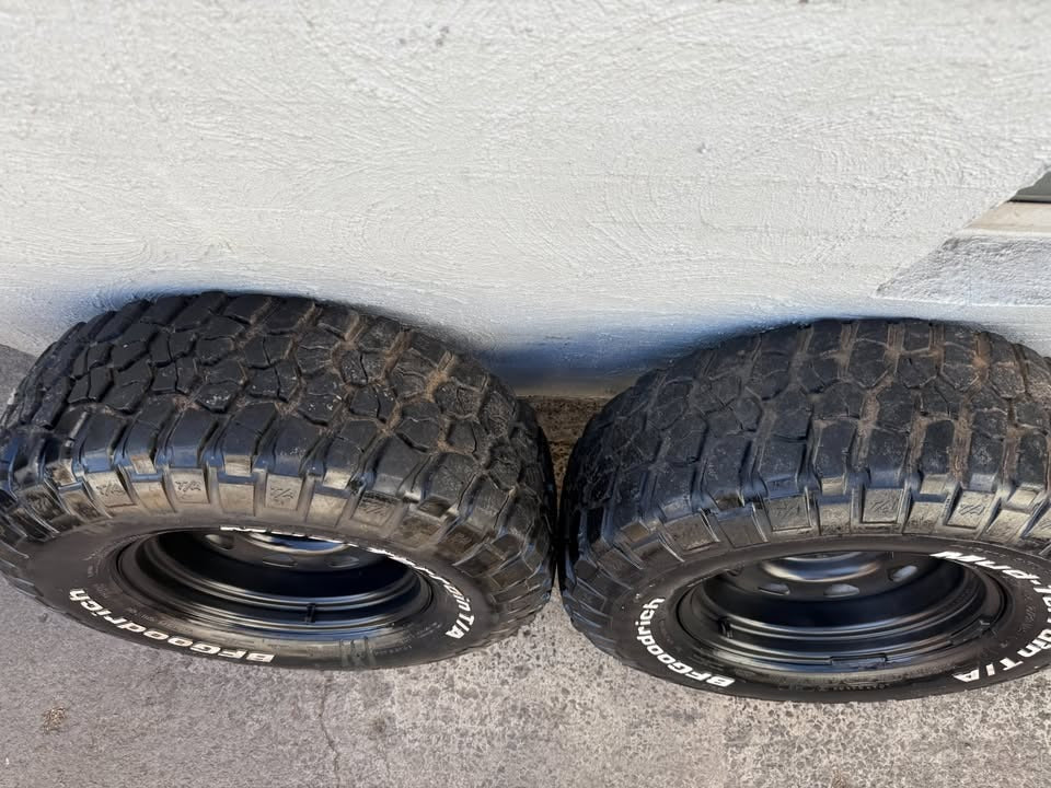 BF Goodrich M/T Tyres on 6 Stud Rims