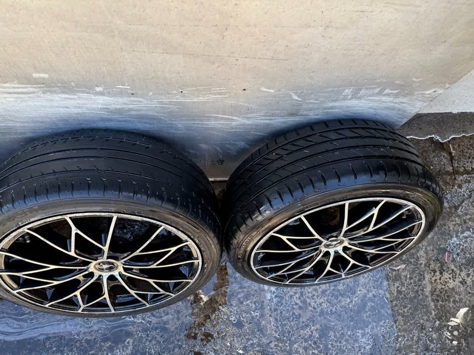 Ox Wheel 5 Stud 18” Alloy Wheels with Good Tyres