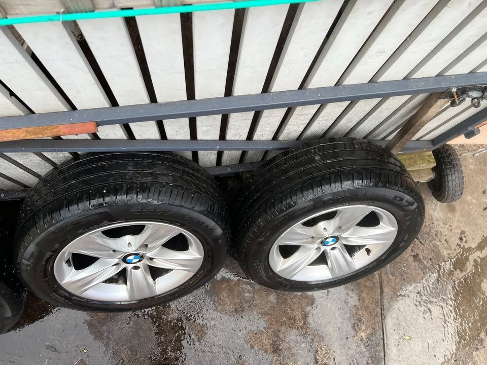 BMW 16” Alloy Wheels with Good Tyres