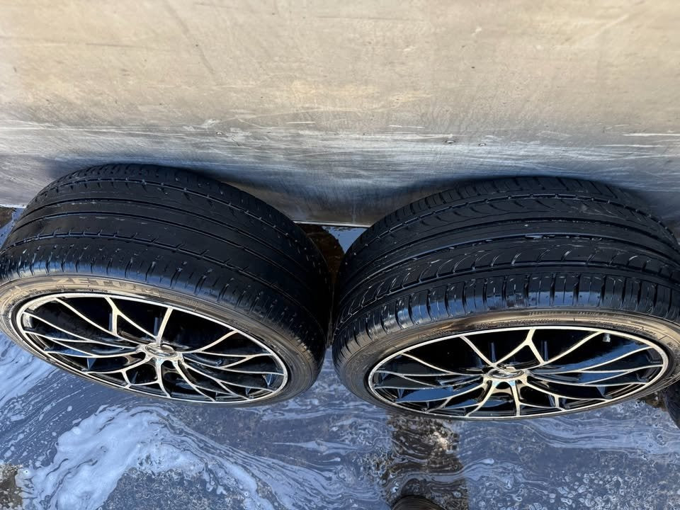 Ox Wheel 5 Stud 18” Alloy Wheels with Good Tyres