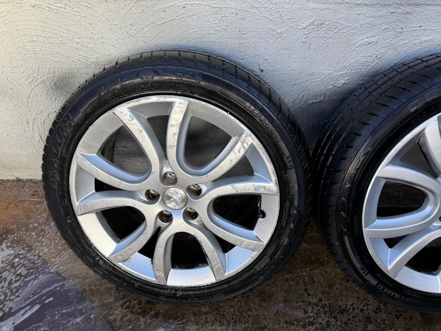 Peugeot 508 18” Alloy Wheels with Very Good Tyres