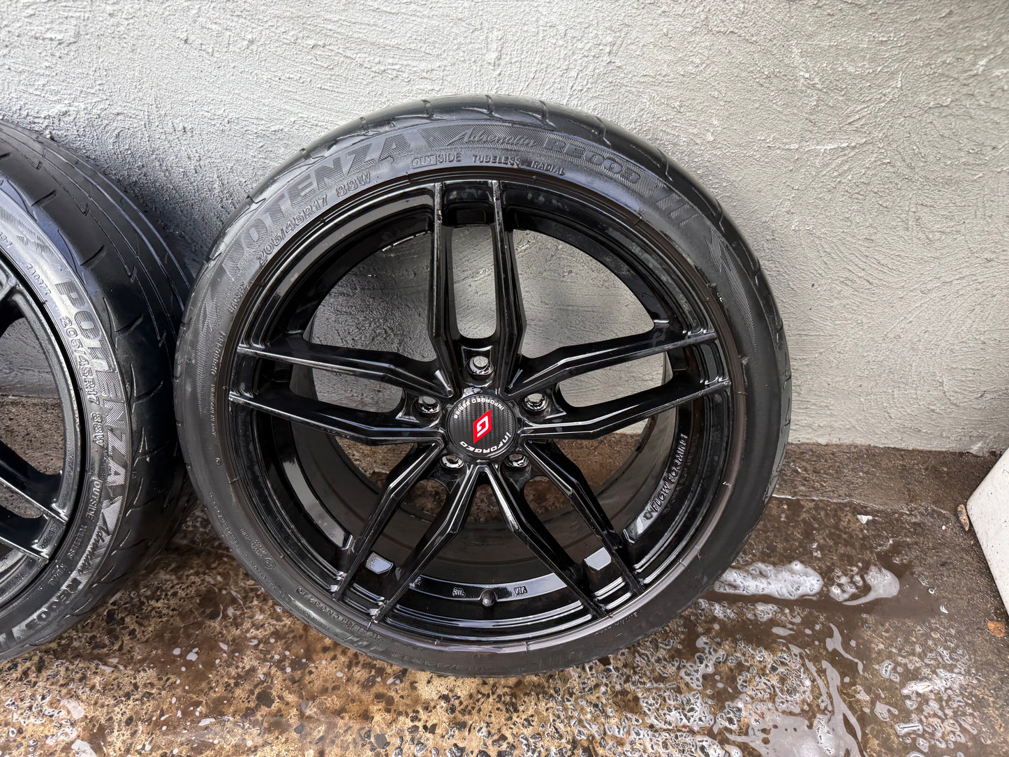 Inforged Black 17” Alloy Wheels with Tyres