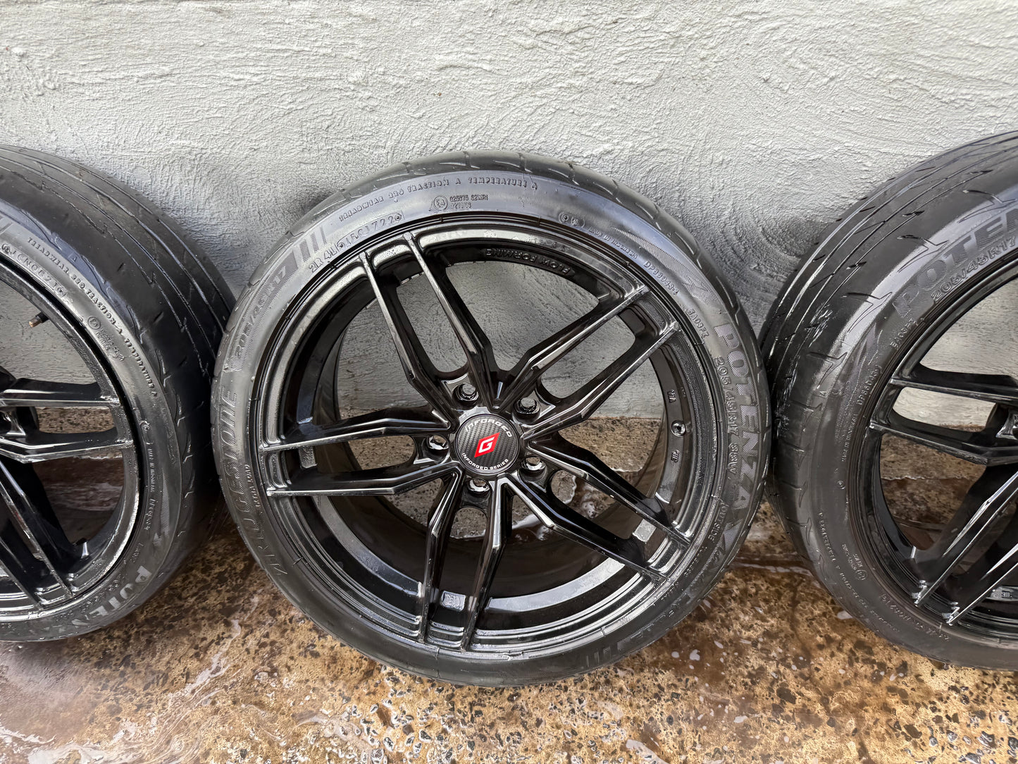 Inforged Black 17” Alloy Wheels with Tyres