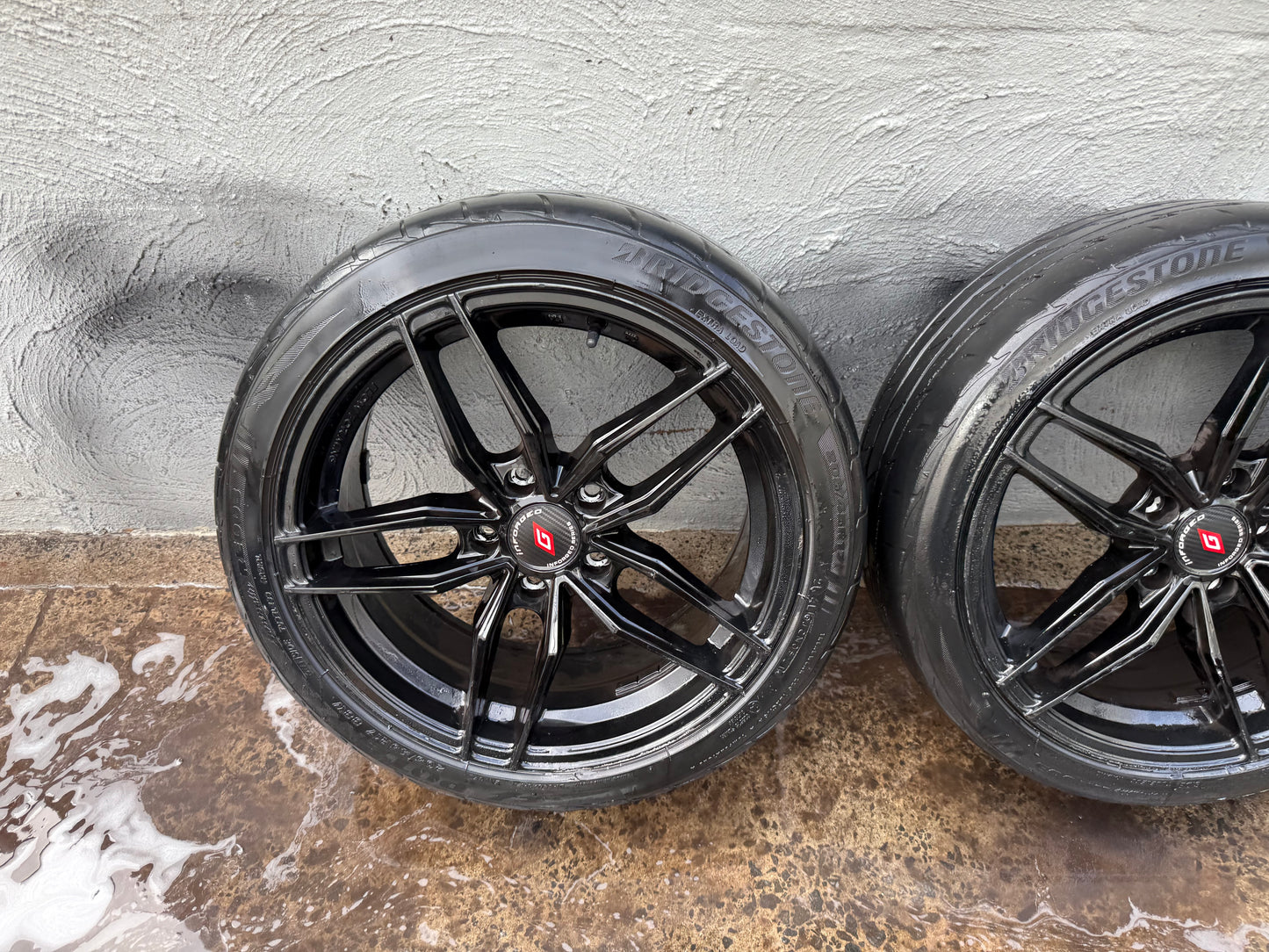 Inforged Black 17” Alloy Wheels with Tyres