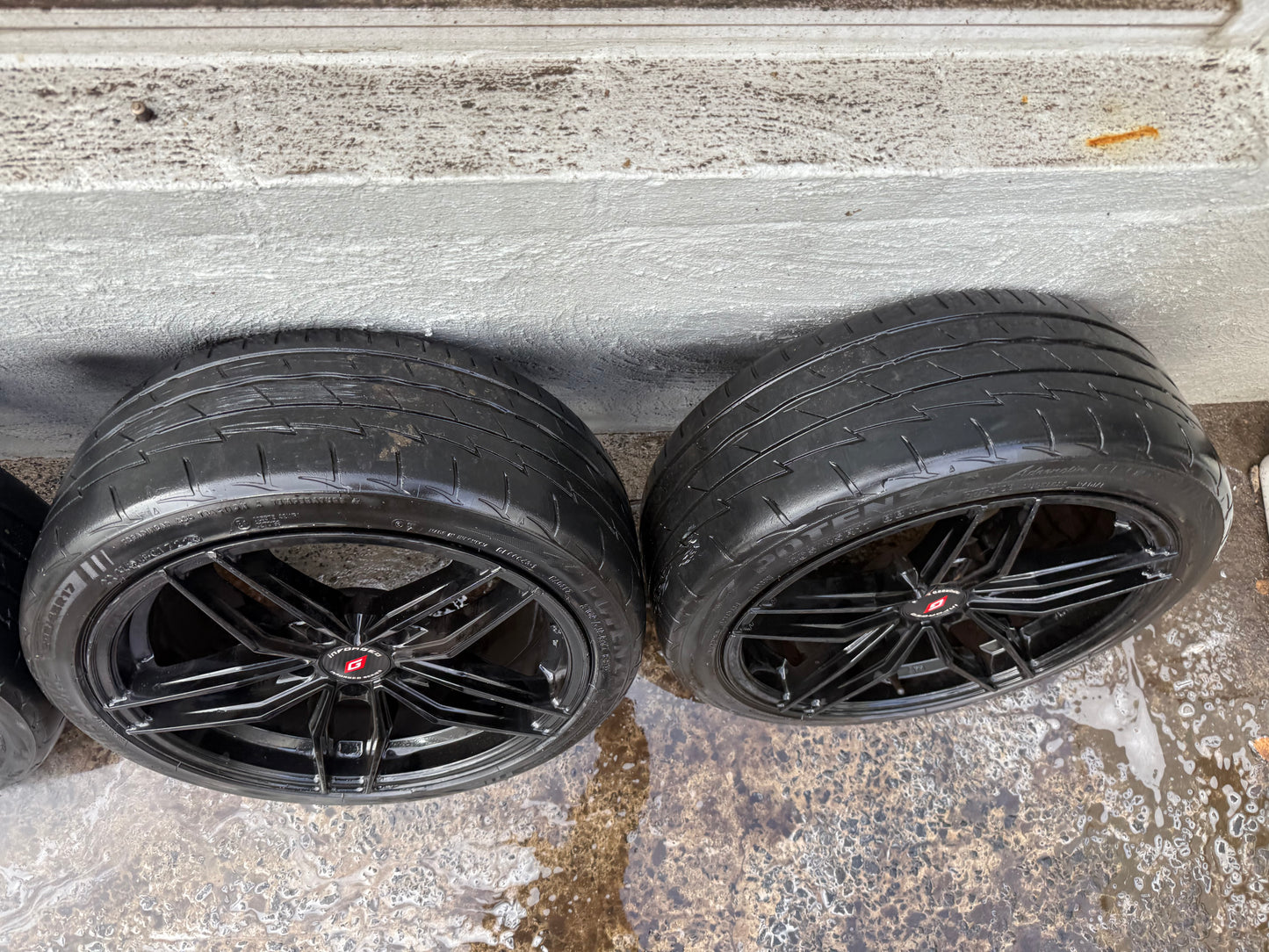 Inforged Black 17” Alloy Wheels with Tyres