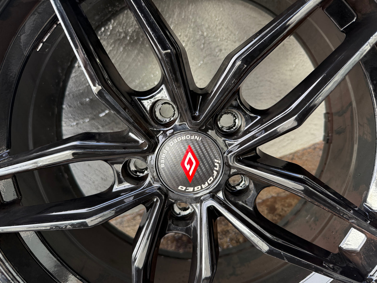 Inforged Black 17” Alloy Wheels with Tyres