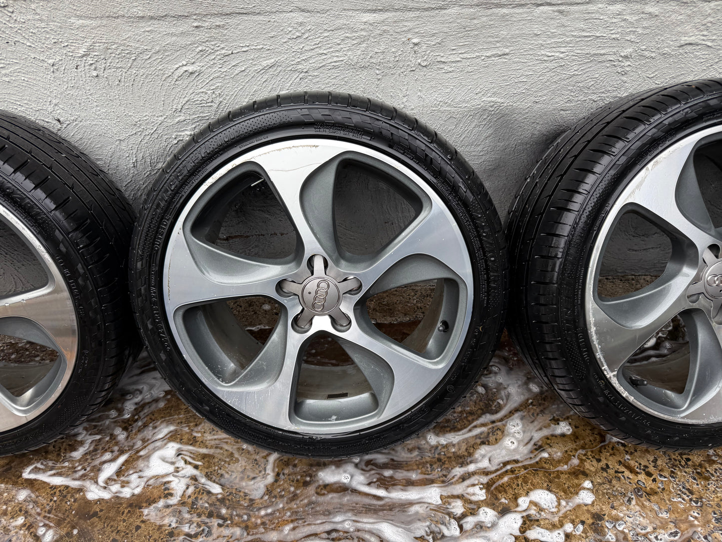 Audi A3 18” Alloy Wheels with Good Tyres