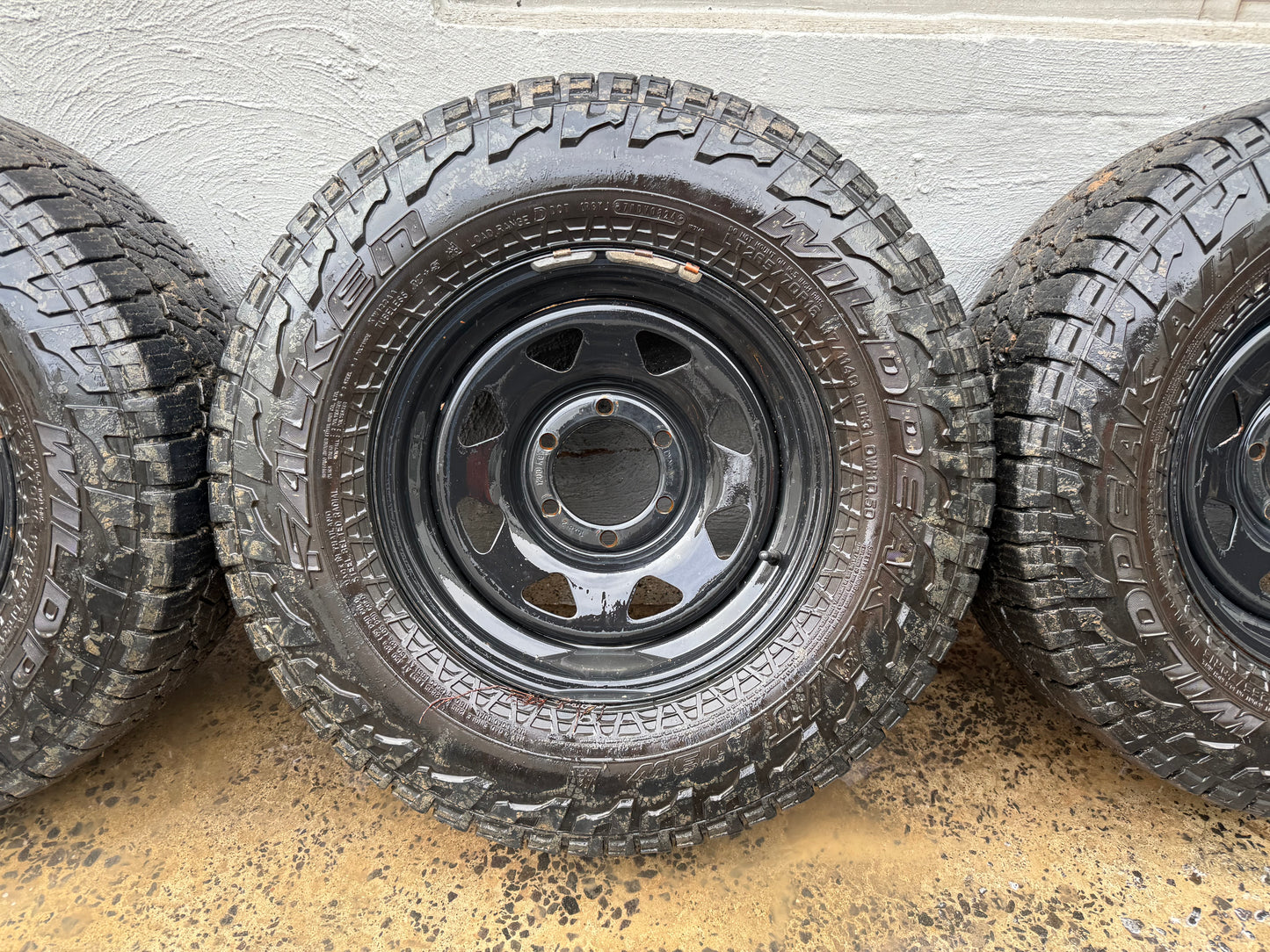 Falken Wildpeak 32” A/T Tyres on 6 Stud Rims