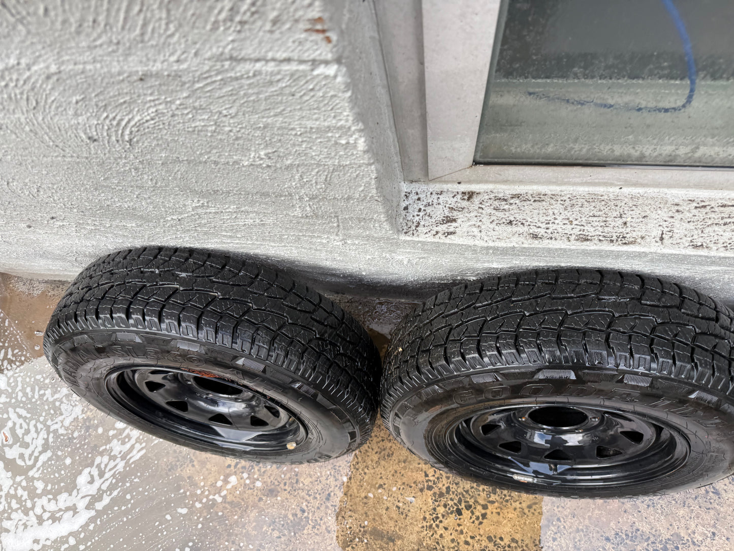 6 Stud Steel Rims with Good 16” A/T Tyres