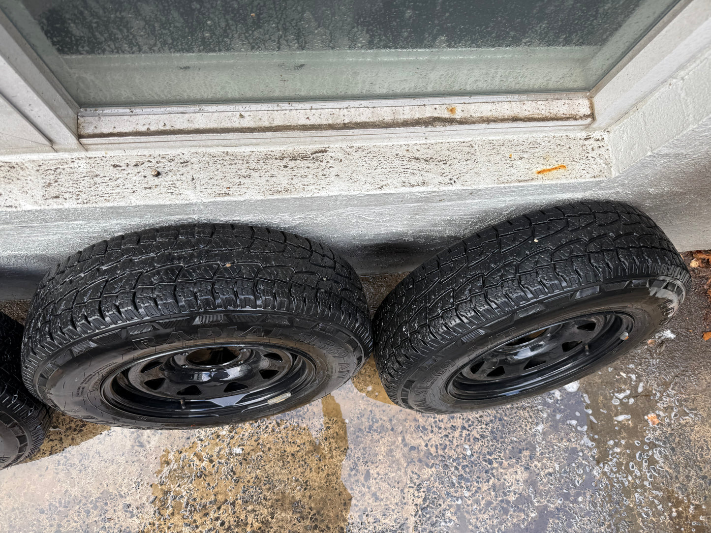 6 Stud Steel Rims with Good 16” A/T Tyres