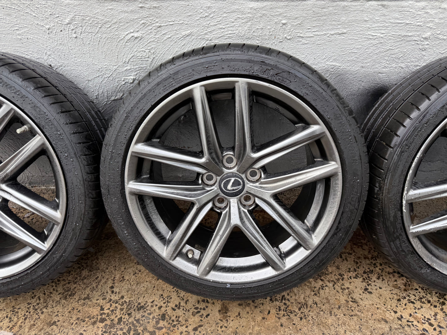 Lexus IS250/IS350 Staggered 18” Alloy Wheels with Very Good Tyres