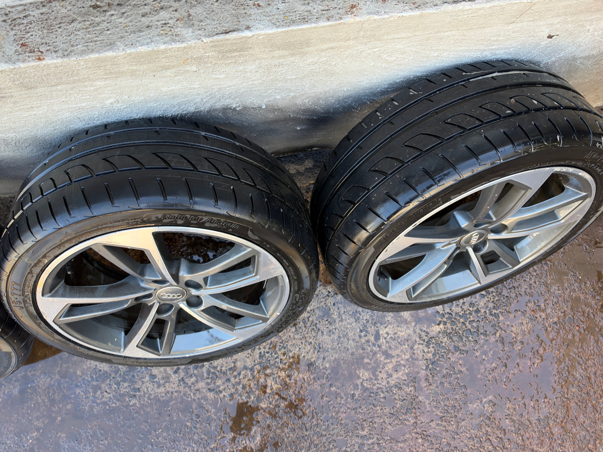 Audi A4 S4 18” Alloy Wheels with Excellent Tyres