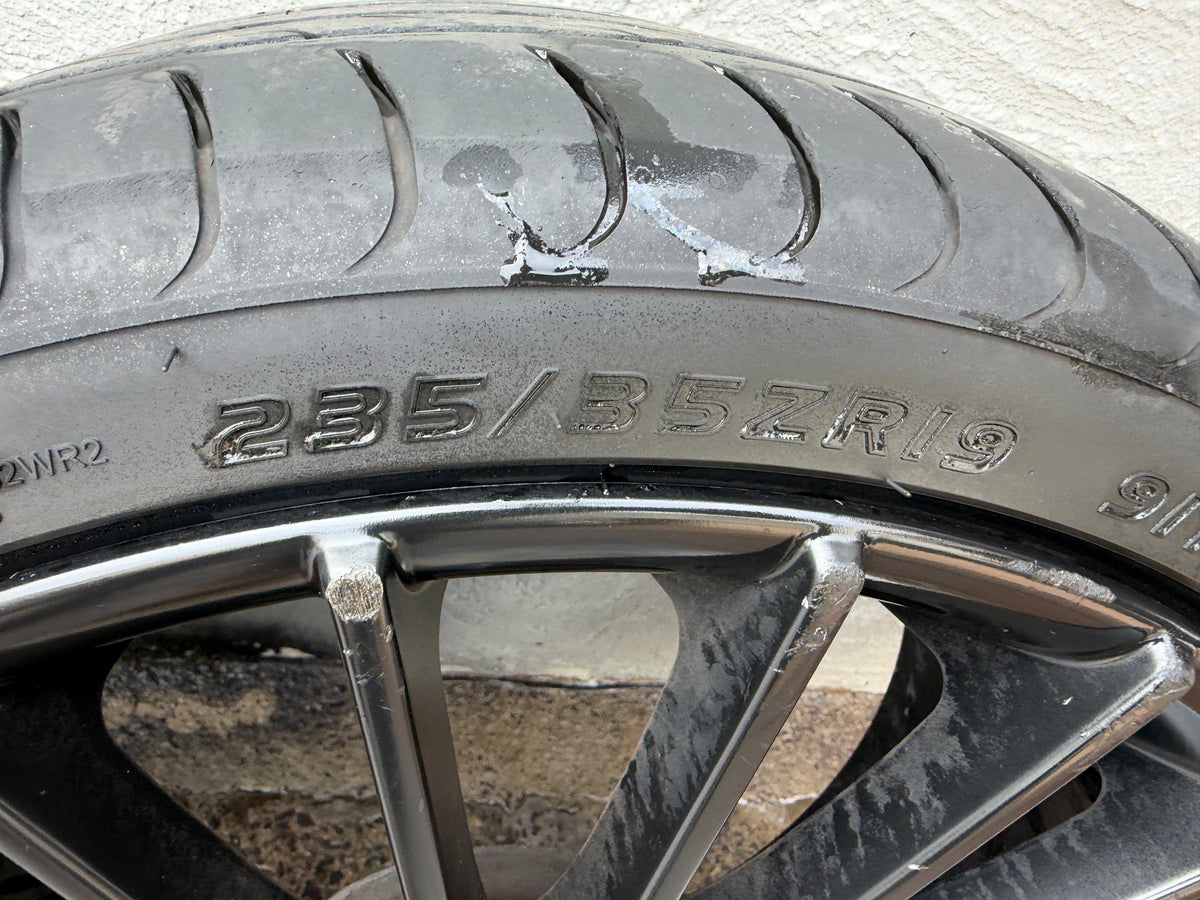Mercedes Style 19” Black Alloy Wheels with Excellent Tyres