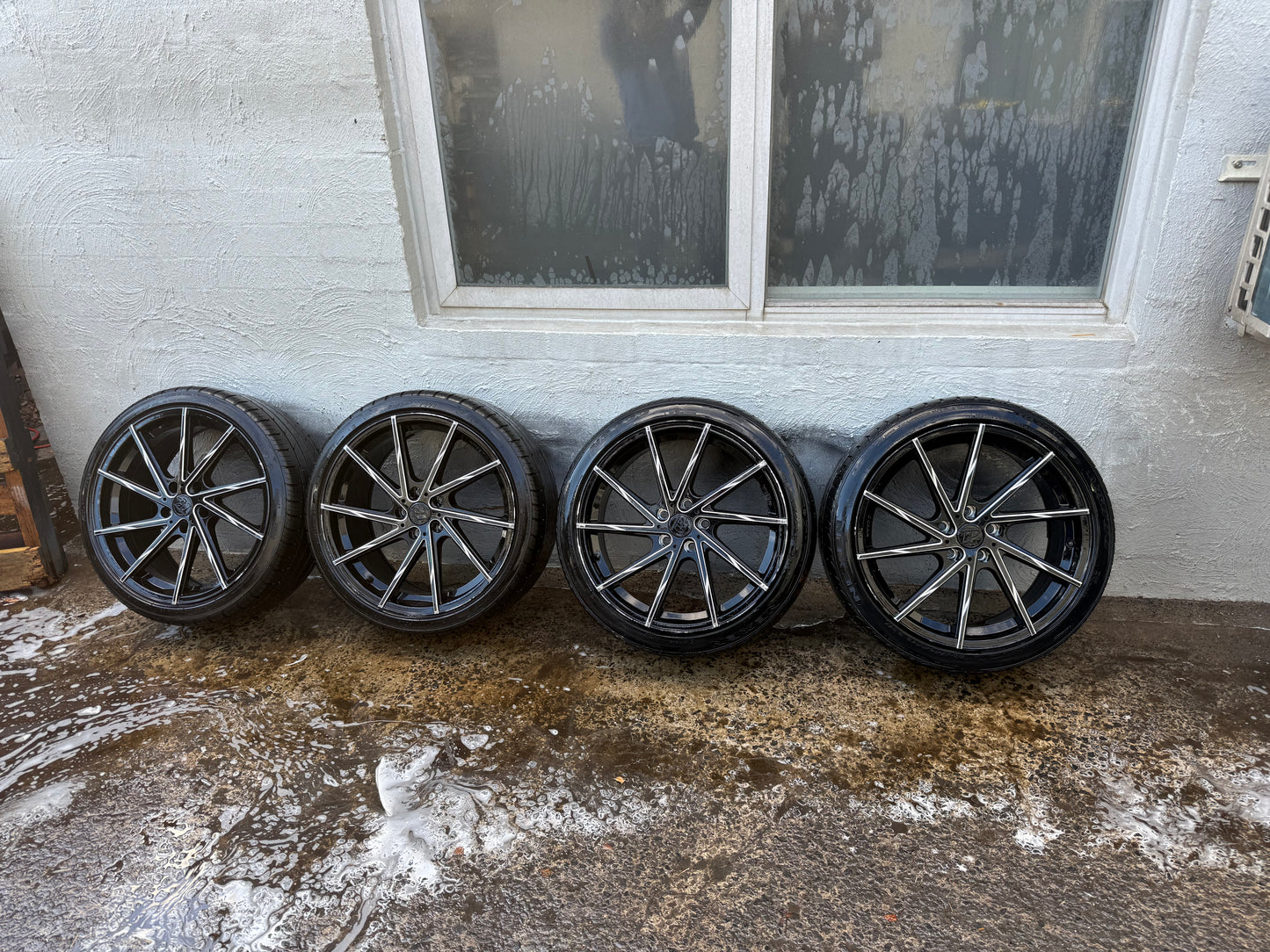 Hussla 19” Alloy Wheels with Good Tyres