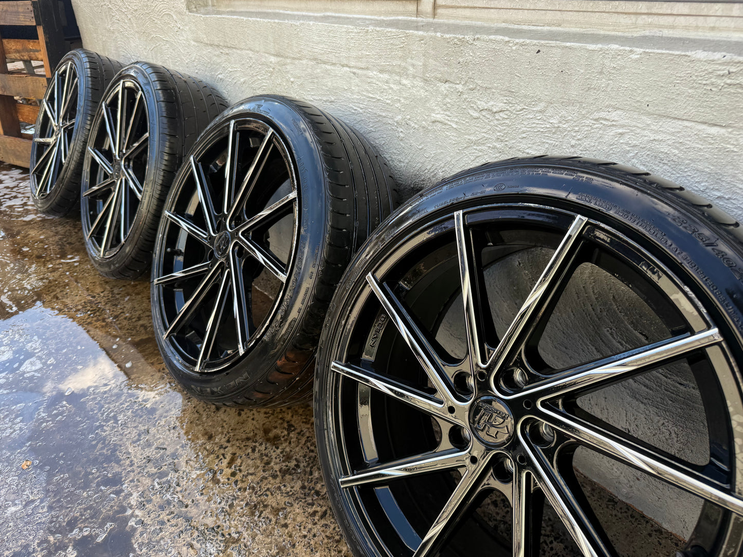 Hussla 19” Alloy Wheels with Good Tyres