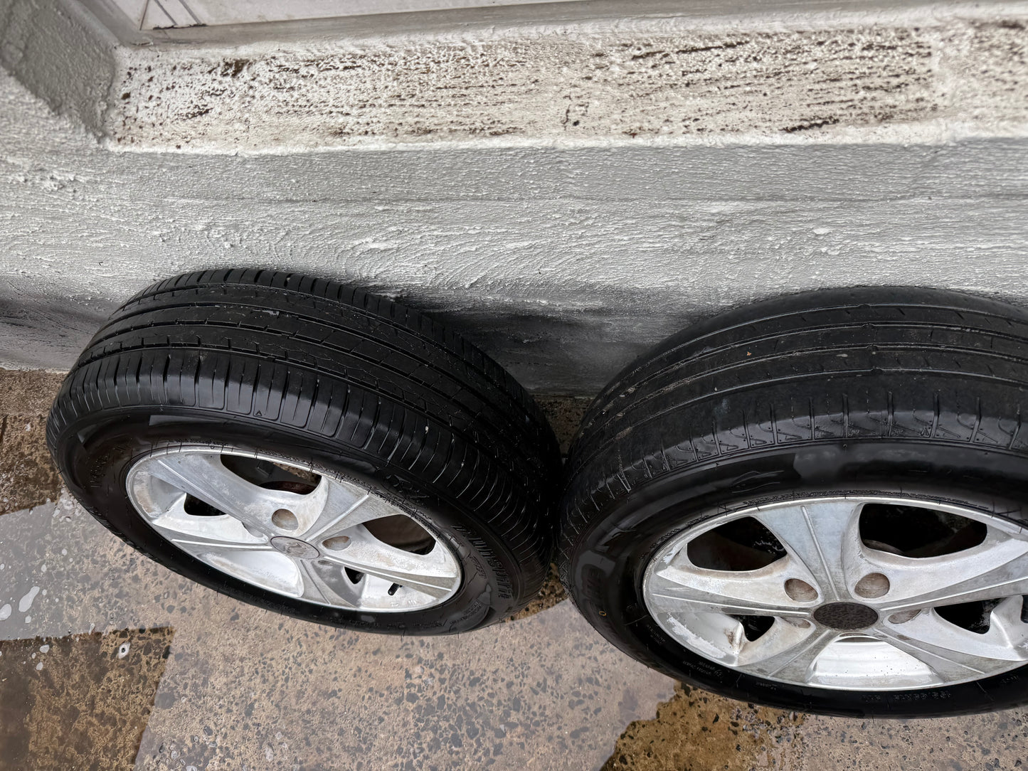15” 5 Stud Alloy Wheels with Good Tyres