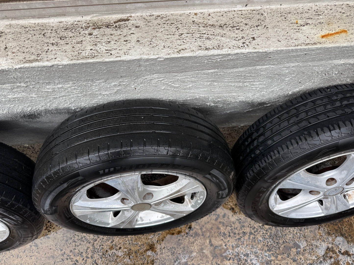 15” 5 Stud Alloy Wheels with Good Tyres