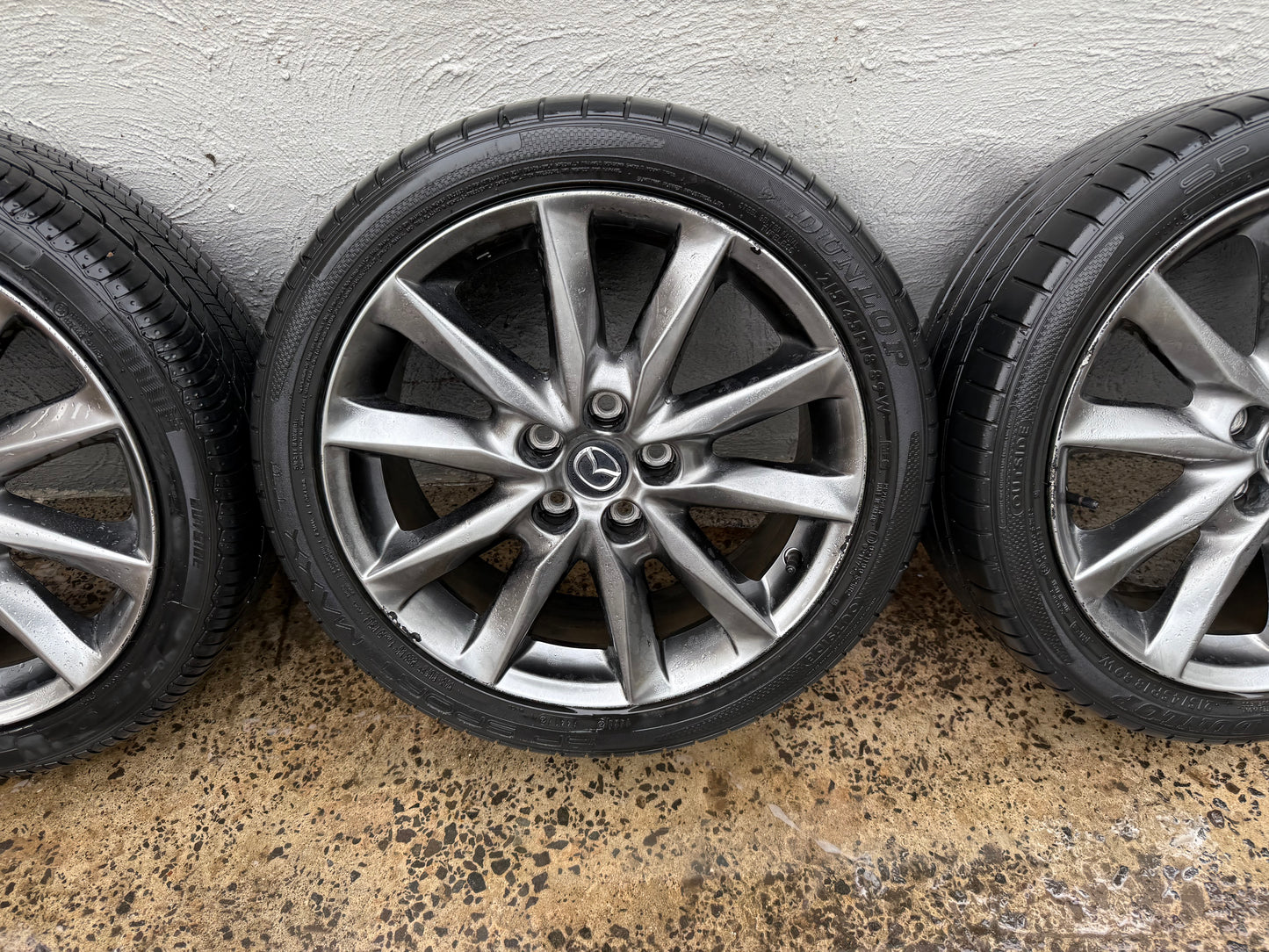 Mazda 3 6 SP25 18” Alloy Wheels with Good Tyres