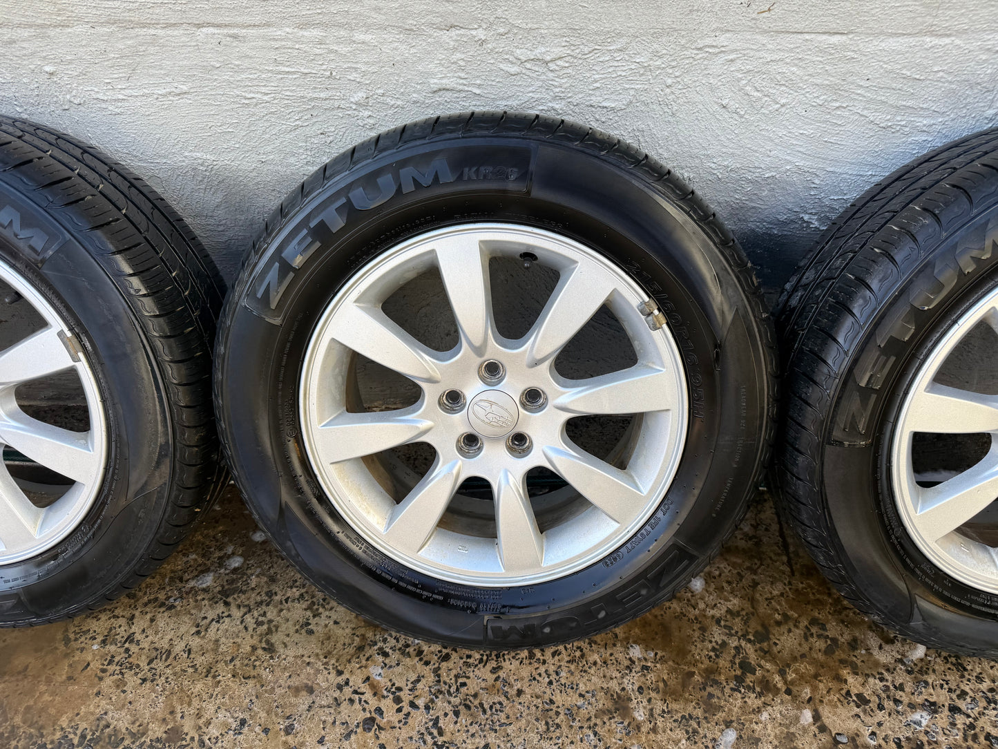 Subaru Forester 16” Alloy Wheels with Good Tyres
