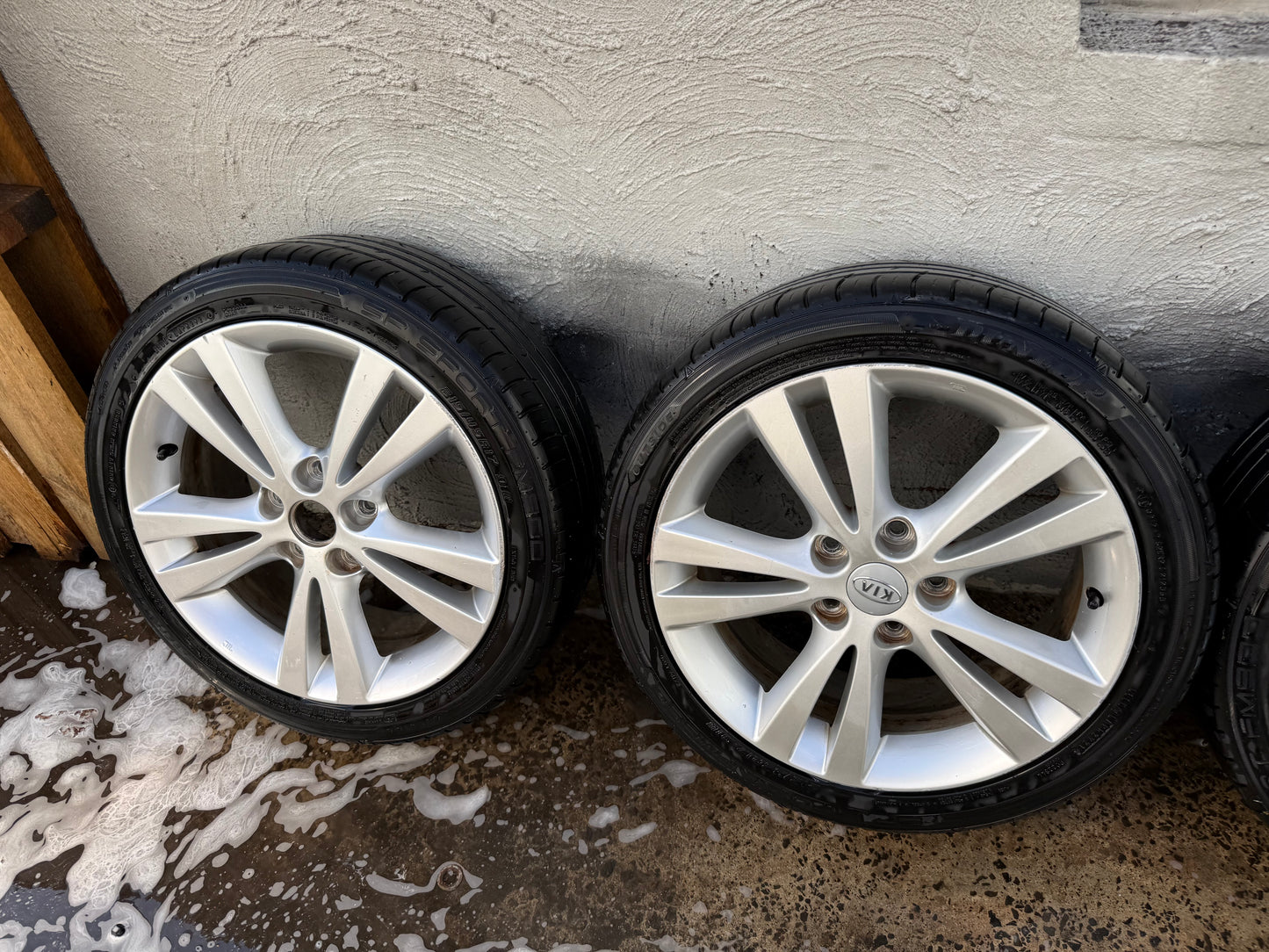 Kia Cerato 17” Alloy Wheels with Good Tyres Set of 5