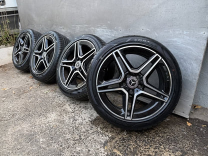 Mercedes Benz 18” Alloy Wheels with Brand New Tyres
